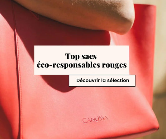 Sacs éco-responsables rouges : top 10 des modèles tendances & durables