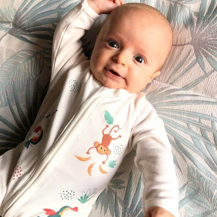 Elégant pyjama bébé mixte en coton bio
