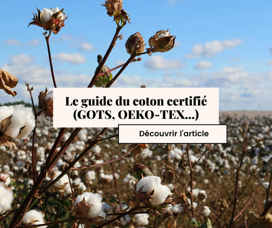 Cover article certification coton