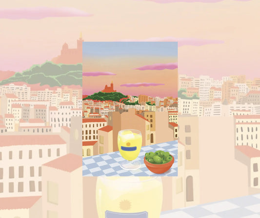 Affiche A3 - Marseille : Bonne mère par STUDIO TAMBOUILLE