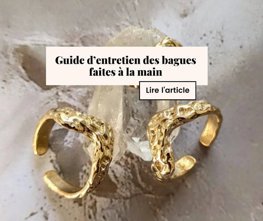 Guide d’entretien des bagues faites à la main éco-responsables