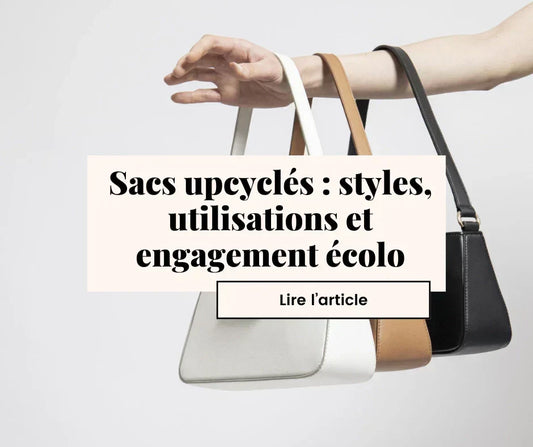 Sacs upcyclés éco-responsables Meanwhile Boutique