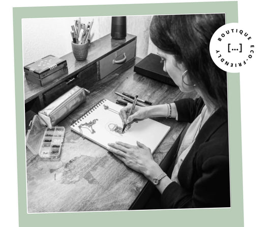 vanessa fondatrice de la marque de bijoux haute fantaisie française et responsable.
