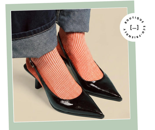 chaussettes colorées et pailletées klue