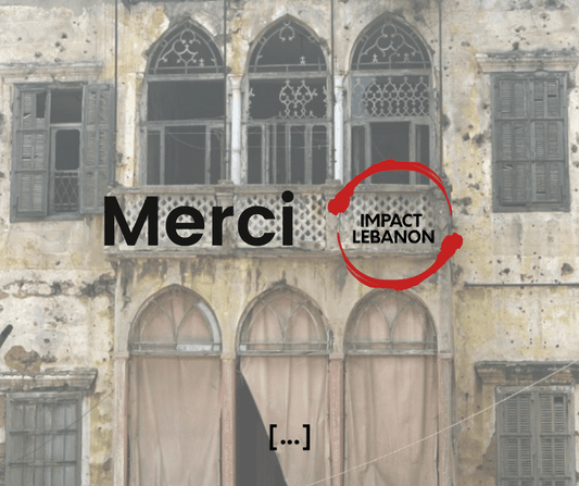 dons recoltés pour impact lebanon meanwhile boutique