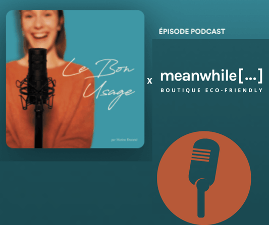 Manon de Meanwhile Boutique invitée au micro du podcast Le Bon Usage