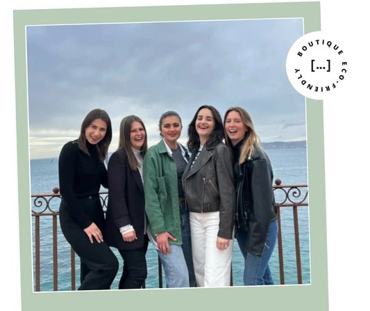 Marine, Laure, Maelle, Maeva et Iliana fondatrices de la marque MENINA