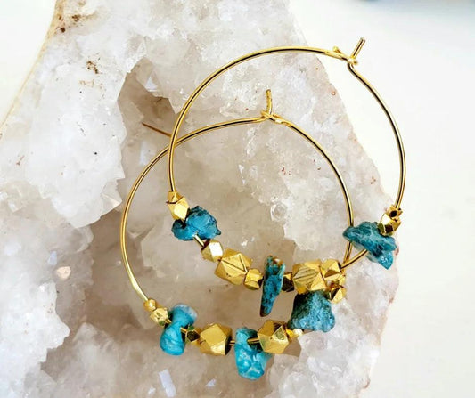 6 bijoux éco-responsables en pierre précieuse bleu turquoise