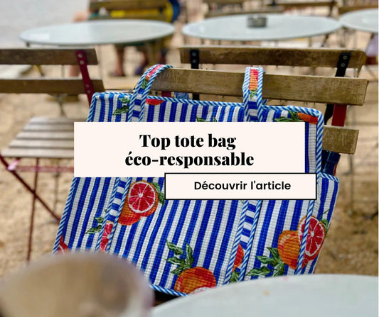 Top tote bag éco-responsable