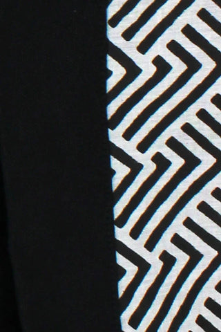Sac baguette Noir en coton bio