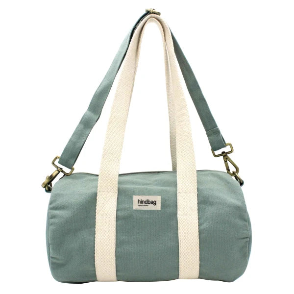 Mini sac polochon Sauge en coton bio