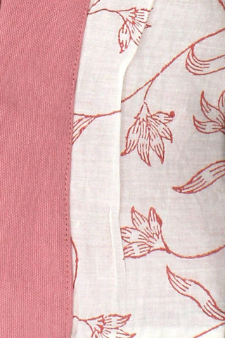 Mini sac cabas à bandoulière en coton bio Rose blush