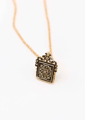 Collier plaqué or à ornement ouvragé I Henriette