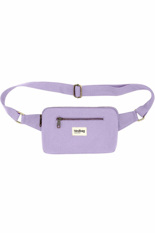 Sac banane Lilas en coton bio 