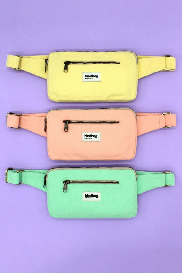 Sac banane Menthe Glacée en coton bio 