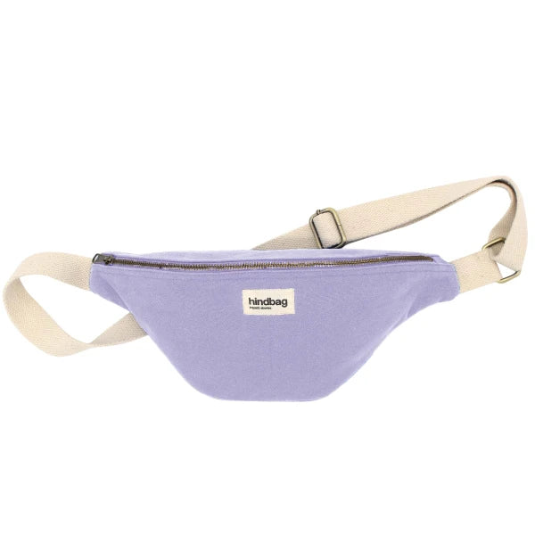 Sac banane Lilas en coton bio -