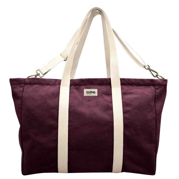 Sac cabas Prune en coton bio - Jean