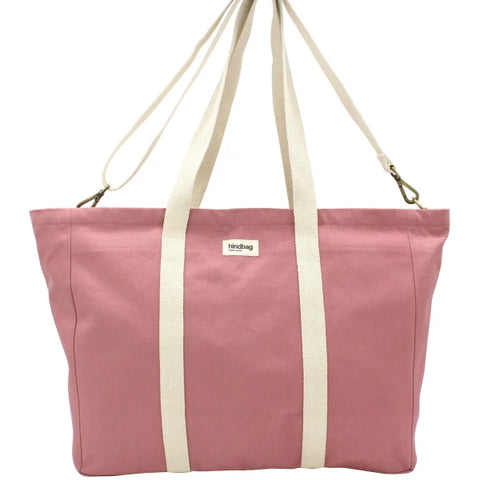 Sac cabas Rose blush en coton bio - Jean