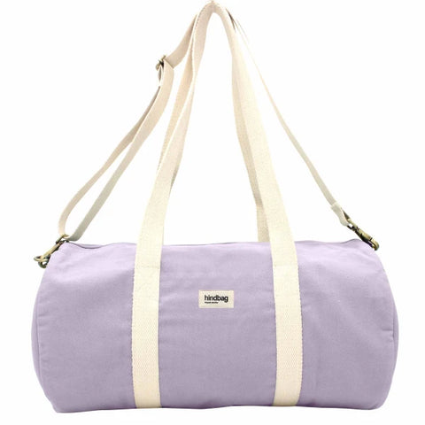 Sac polochon Lilas en coton bio - Simon