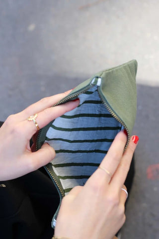 Pochette Olive en coton bio - Ema