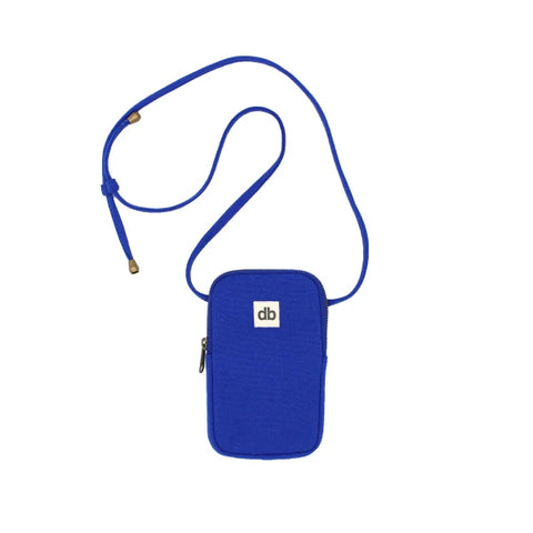 Pochette téléphone avec cordon Bleu électrique - Bill