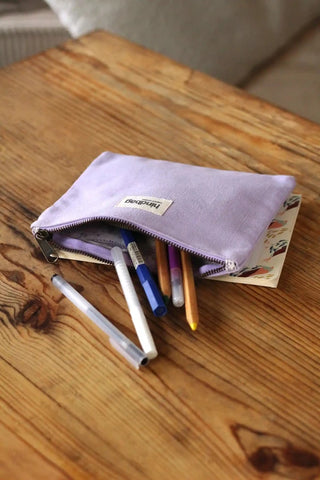 Pochette Lilas en coton bio - Lou