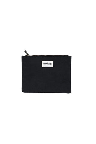 Pochette Noir en coton bio - Lou