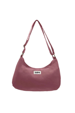 Sac baguette Rose blush en coton bio - Rosa