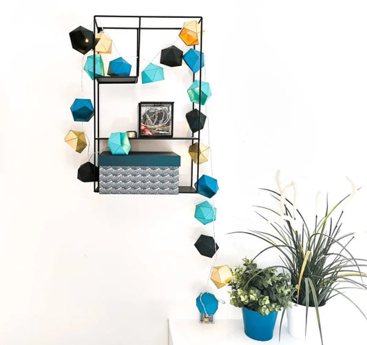 Guirlande lumineuse Origami Blaune