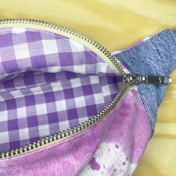 Sac banane issu de l'upcycling fabrication française
