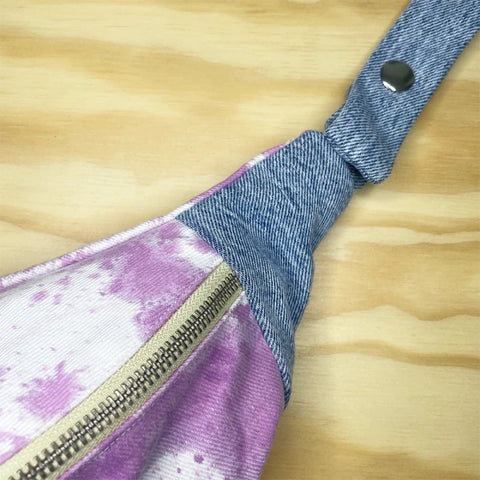 Sac banane issu de l'upcycling fabrication française
