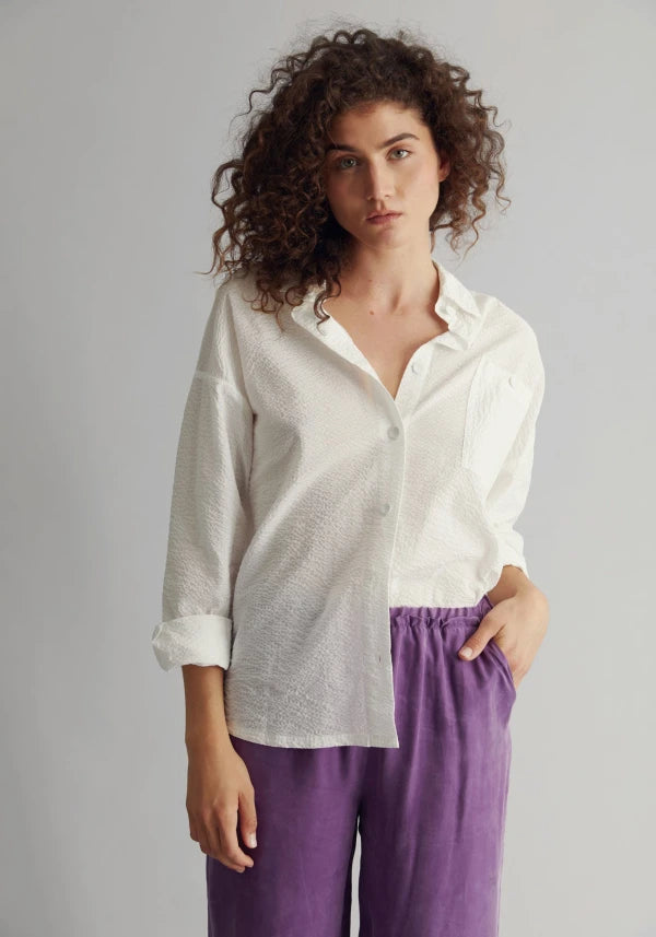 Chemise femme vegan en coton bio - Hanako