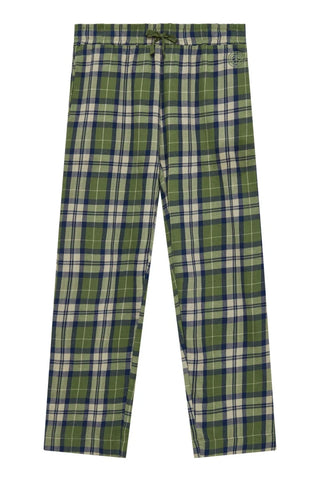 Pantalon de pyjama en coton bio pour hommes vert sapin - JIM JAM