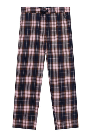 Pantalon de pyjama en coton bio pour femmes mauve - JIM JAM