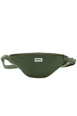 Grand Sac banane Olive en coton bio - Sasha