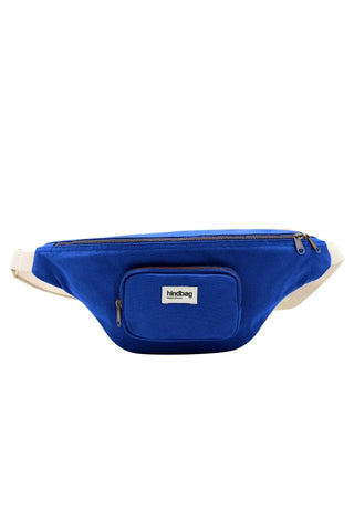 Sac banane XL Bleu electrique en coton bio - Sofia