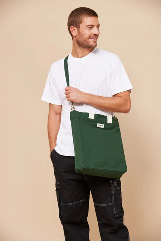 Sac Cabas vertical en coton bio Sapin - Paul