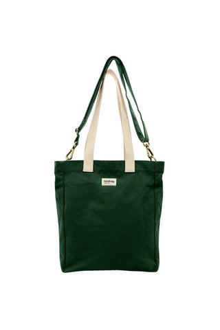 Sac Cabas vertical en coton bio Sapin - Paul