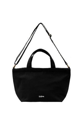 Sac cabas Noir en coton bio - Alba