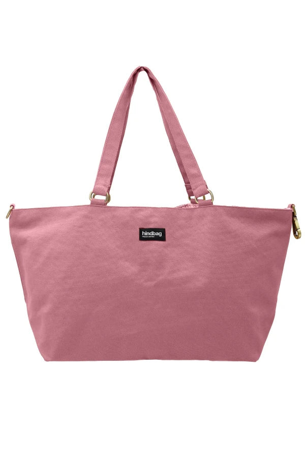 Sac cabas Rose blush en coton bio - Raphaëlle