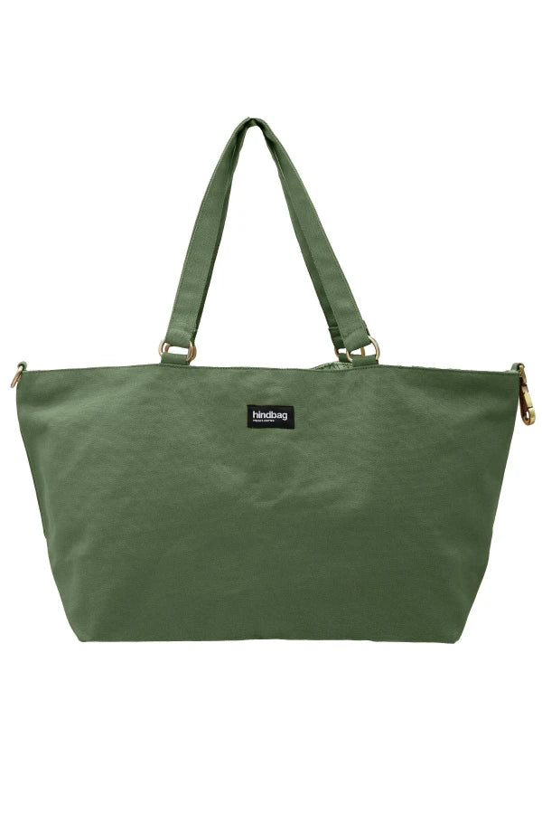 Sac cabas Olive en coton bio - Raphaëlle