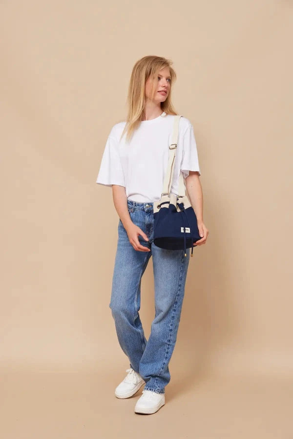 Sac seau bleu marine hotsell