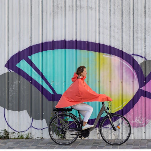 Cape de pluie vélo mixte pour cycliste 100% recyclé - Cap York