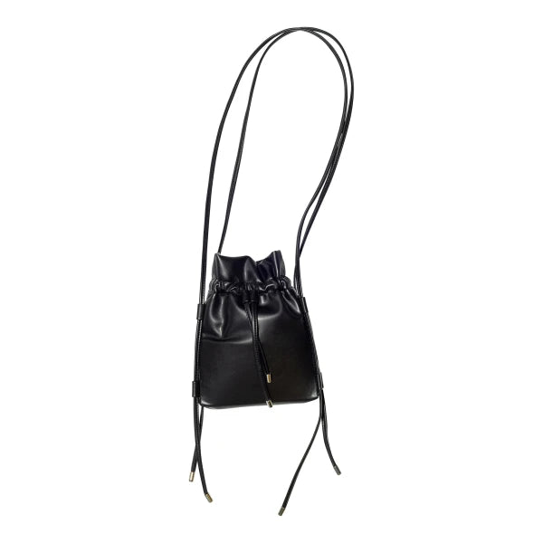 Sac Sling Pouch en cuir vegan Noir