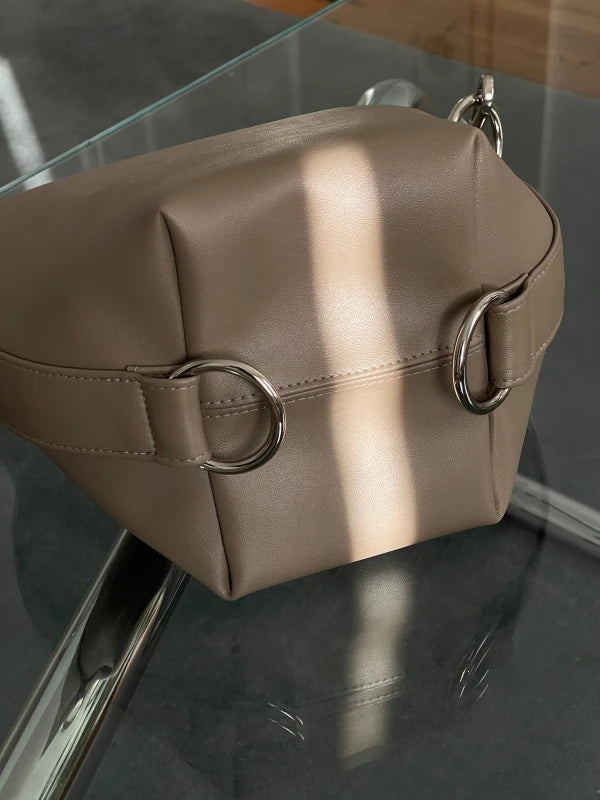 Sac Fold en cuir vegan - Gris