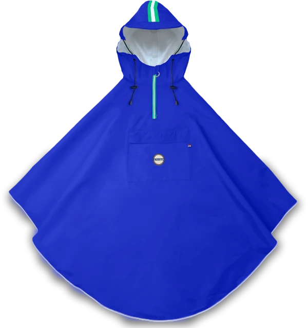 Cape de pluie vélo mixte pour cycliste 100% recyclé - Cap Comorin