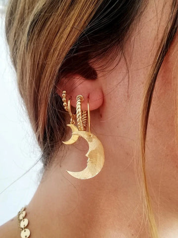 Boucles d'oreilles minis créoles or - Les Parfaites