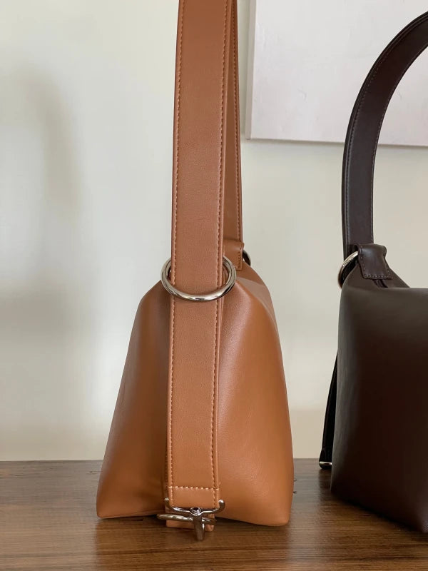 Sac Fold en cuir vegan - Camel