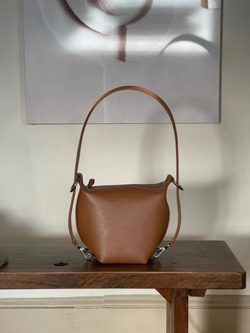 Sac Fold en cuir vegan - Camel