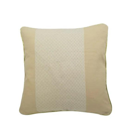 Coussin tissé main beige - Ysar - Meanwhile Boutique